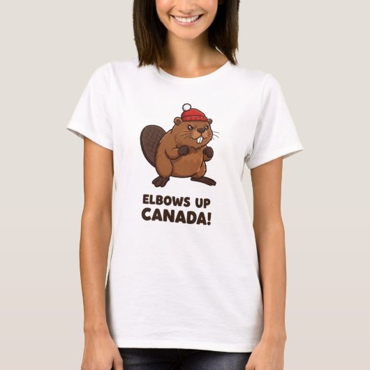 Elbows Up Canada T-Shirt (Vorderseite)