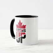 Elbows Up Canada Tasse (Vorderseite Links)