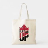 Elbows Up Canada Tragetasche (Rückseite)