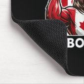 Elbows Up Canada True North Strong Powerfull Staat Mousepad (Ecke)