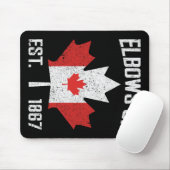 Elbows Up Canada True North Strong Strong Canadian Mousepad (Mit Mouse)