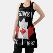 Elbows Up Canada True North Strong Strong Canadian Schürze (InSitu)