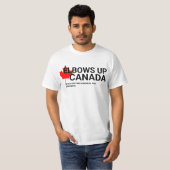 Elbows Up Canada TShirt! Niemals Kindness für T-Shirt (Vorne ganz)