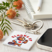 Elbows Up Canadian Beaver Schlüsselanhänger (Vorderseite rechts)