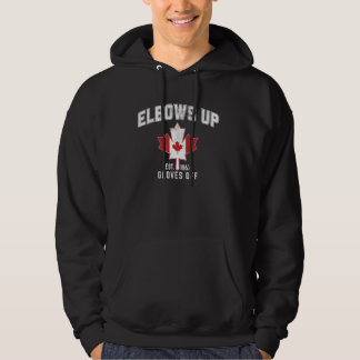 Elbows Up EST 1867 Canadian Maple Leaf Kanada Hoodie