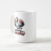 Elbows Up - Kampf gegen kanadische Gans Kaffeetasse (Vorderseite Links)