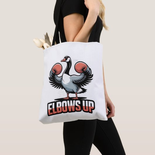 Elbows Up - Kampf gegen kanadische Gans Tasche (Von Nahem)