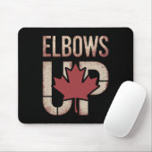 Elbows Up Kanada Meme Mousepad (Mit Mouse)
