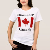 Elbows UP Kanada! Tri-Blend Shirt (Vorderseite)