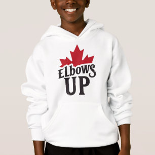 Elbows Up - kühner kanadischer Geist Hoodie