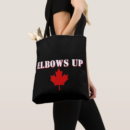 Elbows up Maple Leaf Tasche (Von Nahem)