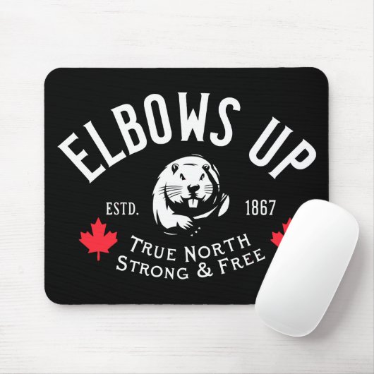 Elbows Up! Mouse Pad Mousepad (Mit Mouse)