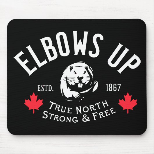 Elbows Up! Mouse Pad Mousepad (Vorne)
