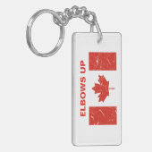Elbows up schlüsselanhänger (Vorderseite links)