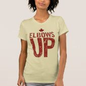Elbows Up - Stehen Sie stark für Kanada T-Shirt (Vorderseite)