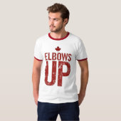 Elbows Up - Stehen Sie stark für Kanada T-Shirt (Vorne ganz)