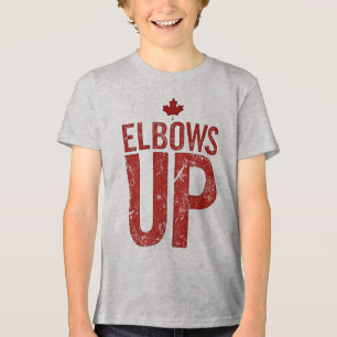 Elbows Up - Stehen Sie stark für Kanada Tri-Blend Shirt