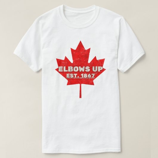 Elbows up T-Shirt (Design vorne)