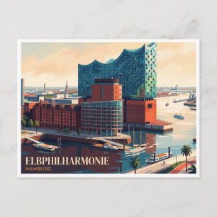 Elbphilharmonie Hamburg Deutschland Postkarte