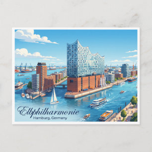 Elbphilharmonie Hamburg Deutschland Postkarte
