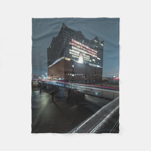 Elbphilharmonie Hamburg Fleecedecke (Vorderseite)