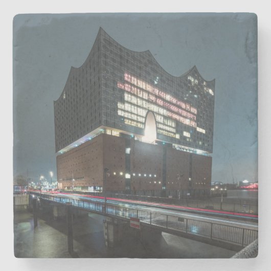 Elbphilharmonie Hamburg Steinuntersetzer (Vorderseite)