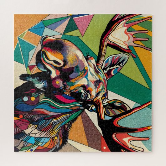 Elch 600 Stück Puzzle (Horizontal)