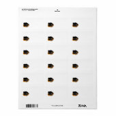 Elch Adressaufkleber (Vorne)