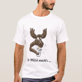 Elch Alarm - Die Milch machts T-Shirt (Vorderseite)