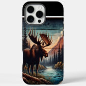 Elch am Fluss Case-Mate iPhone Hülle (Rückseite)