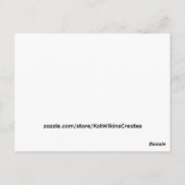 Elch atmet postkarte (Rückseite)