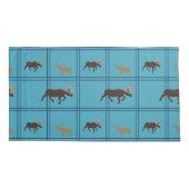 Elch auf der Loose Kissenbezug (Rückseite-Links)