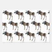 Elch auf der Lose Geschenkpapier Set (Vorderseite 2)