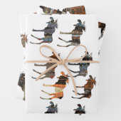 Elch auf der Lose Geschenkpapier Set (Beispiel)