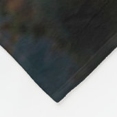 Elch auf einem Rücken in der Morgendämmerung Fleecedecke (Ecke)