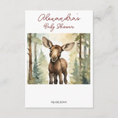 Elch Baby Duwer Windelwanne Begleitkarte (Rückseite)
