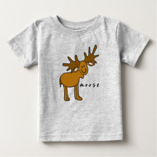 Elch Baby Top oder T - Shirt (mit Sockel)