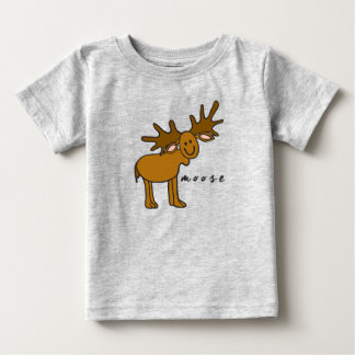 Elch Baby Top oder T - Shirt (mit Sockel)