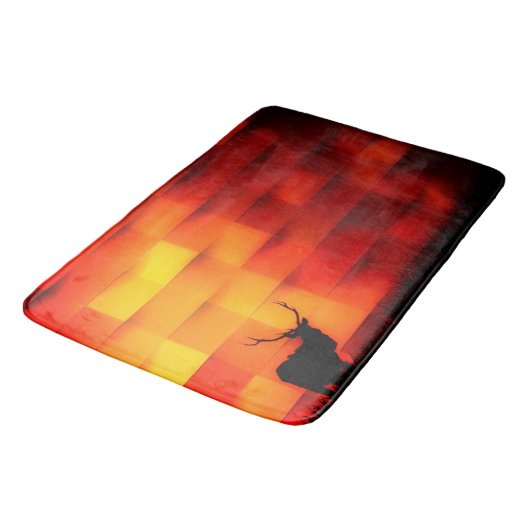 Elch Badematte (Schrägansicht)