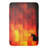 Elch Badematte (Vorderseite Vertikal)