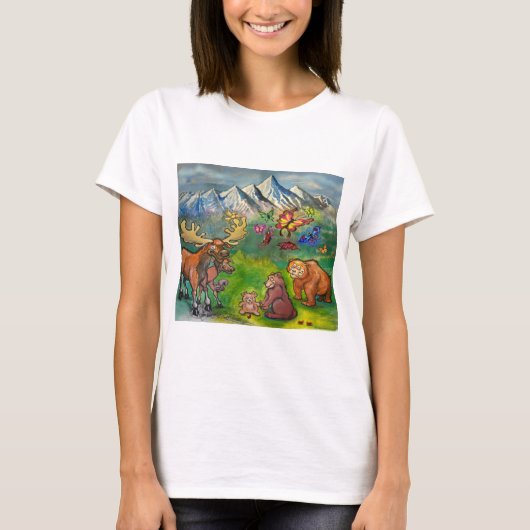 Elch & Bären T-Shirt (Vorderseite)
