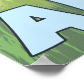 Elch bei Nacht - Juneau, Alaska Poster (Ecke)