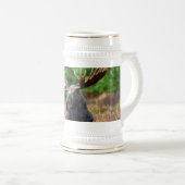 Elch Bierglas (VorderseiteRechts)