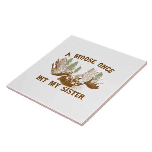 Elch-Biss Fliese (Seite)