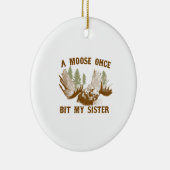 Elch-Biss Keramikornament (Rechts)