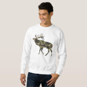 Elch-Bull-Tarnmuster Sweatshirt (Vorne ganz)