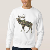 Elch-Bull-Tarnmuster Sweatshirt (Vorderseite)