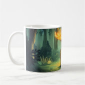 Elch-Cartoon-Stil lebendig Cute Bunt Kaffeetasse (Links)