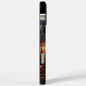 Elch Carving mit Namen Case-Mate iPhone Hülle (Rückseite / Rechts)