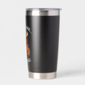 Elch-cles und BCAAs – Lustige Gym-Elch-Workout-Kle Thermobecher (Links)
